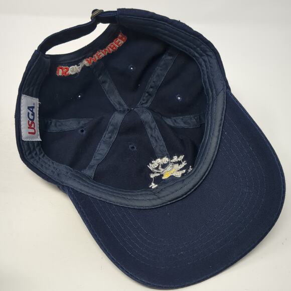 U.S. Open Winged Foot 2020 Slideback Baseball Blue One Size 6 Panel USGA Member - Picture 7 of 8